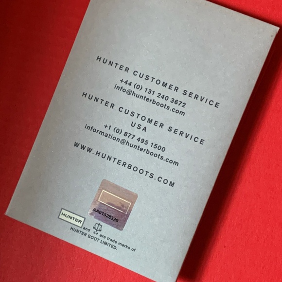 NEW RARE HUNTER Refined Short Gloss Rain Boots NAVY Size 7 - Picture 14 of 16